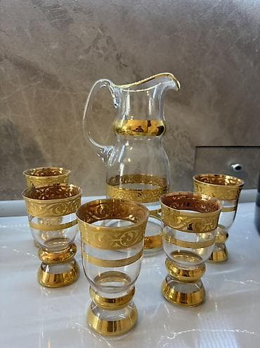 qab: Rəng - Qızılı, Şüşə, 5, 1,5 bucket volume l — 1