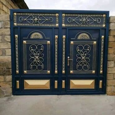 Пиломатериалы: Новый Металл Дворовые ворота, Распашные, Бесплатная установка, Бесплатная доставка — 8