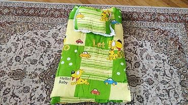 Beşiklər: Oğlan və qız üçün, İşlənmiş, Dördbucaq, Beşik, Dəst ilə, Matras ilə, Yellənmə mexanizm ilə — 4