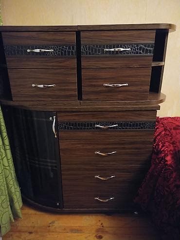 Yataq otağı üçün mebel dəst . taxti yoxdu iki tumba, termo,geniş — 3