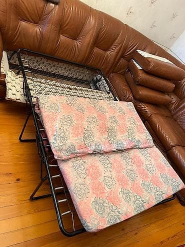 koja divan kreslo: Künc divan, İşlənmiş, Dəri — 2