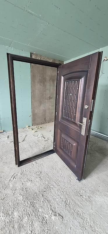 Metall qapı dəsti – çərçivə və qapı yarpağı ilə - Material: qalın — 1