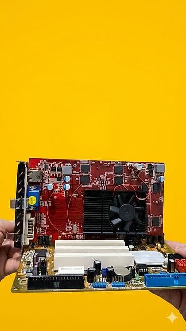 ram ddr 2: ASUS P5KPL əsas plata + Intel Core 2 Quad prosessor + videokart (DVI/ — 6