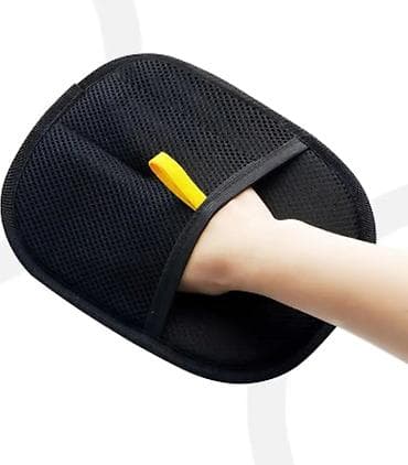 Heyvan tükü təmizləyən əlci (ikiüzlü) - İki tərəfli dizayn: bir