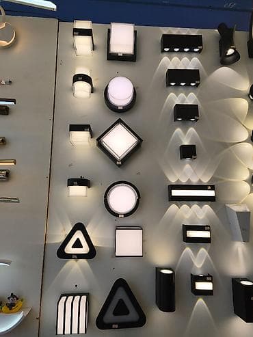 Müxtəlif formalı LED divar işıqları kolleksiyası - Dizaynlar — 1