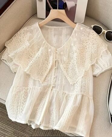 черная шифоновая рубашка: Yeni kimi cemi 1 defe geyindim, cox qesengdi, 13 azn/ Naxışlı — 1