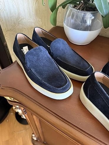 yarım boğaz çəkmə: BOSS kişi mokasinləri - Brend: BOSS (iç tabanda logo) - Model — 1