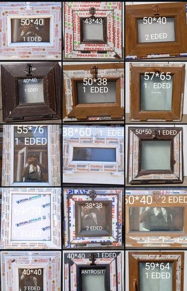 plastik şuşə: İşlənmiş İkiqat şüşə paketi Plastik pəncərə, Еni: 140 sm, Uzunluğu: 144 sm, Ödənişli quraşdırma — 5