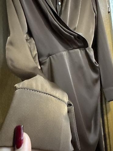 qadın jaketi: Gündəlik don, Midi, S — 2