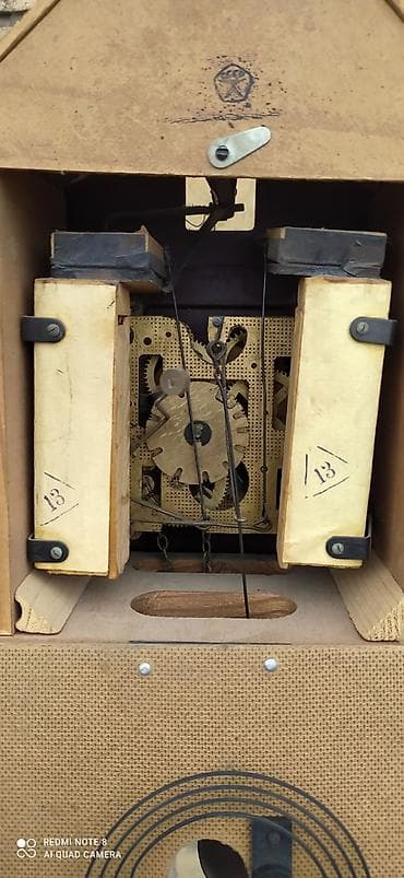 yantar divar saatı: Divar saatları, Mexaniki, Ququ quşlu — 5