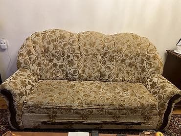 iwlenmiw divanlar: Б/у, Раскладной диван, 2 кресла, Диван, Без подьемного механизма, Раскладной — 2