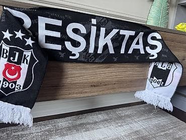 bjk forması: Beşiktaş BJK şərfi - Rənglər: qara-ağ - Dizayn: Ortada böyük — 2
