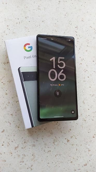 data modem sim card: Google Pixel 6A, 128 GB, rəng - Yaşıl, Face ID, Sensor, Sənədlərlə — 2