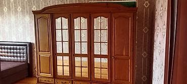 qapi zengi: Klassik taxta mebel dəsti - Şkaf: 5 qapılı iri model. Ortadakı 3 qapı — 1
