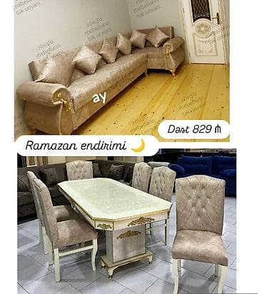 *🌙Ramazan Endirimi* – *Dəst cəmi 829 AZN!* 🛋 Dəstə daxildir: ✔ Açılan