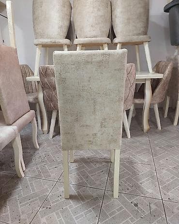 Мебель: Для гостиной, Новый, Раскладной, Квадратный стол, 6 стульев — 5