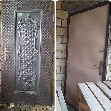 uwaq bezi: Seyf qapi 150azn Qobu 5023 leli Dəmir giriş qapısı - Material — 1
