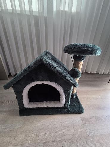 Çox səliqəli və rahat pişik evi satılır. Pişiyim üçün almışdım, amma