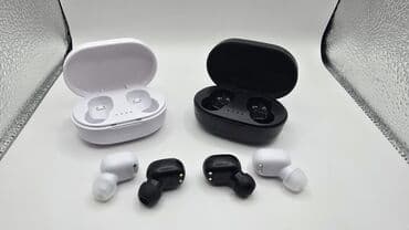 səs kalonka: Yeni Simsiz (Bluetooth) Qulaqcıqlar, rəng - Qara — 2