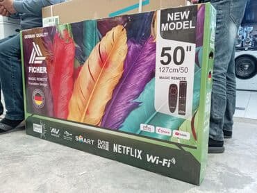 ssd satışı: Yeni Televizor Riffle LED ekran 50" 4K (3840x2160), Pulsuz çatdırılma, Rayonlara çatdırılma — 1