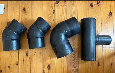 HDPE boru fitinqləri dəsti Tərkib: - 2 ədəd 45° dirsək (HDPE) - 1