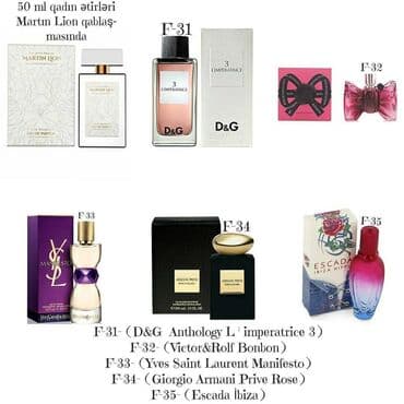 kurek agrisi ucun maz: 50 ml qadın ətirləri – Martin Lion qablaşdırmasında Model kodları və — 1