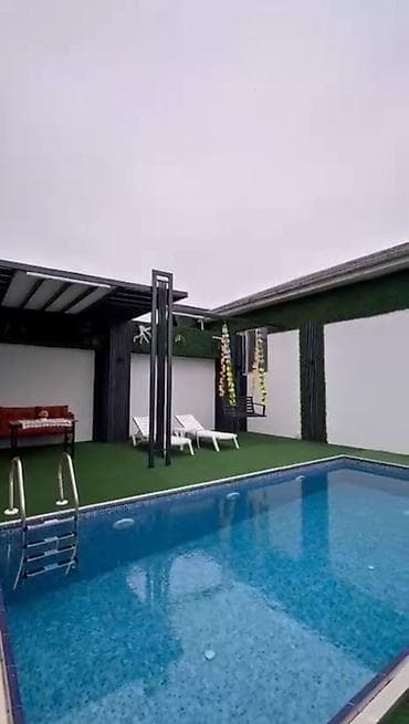 hovuzlu bağ evi: 120 kv. m, 3 otaqlı, Qaz, Kanalizasiya, Telefon — 5