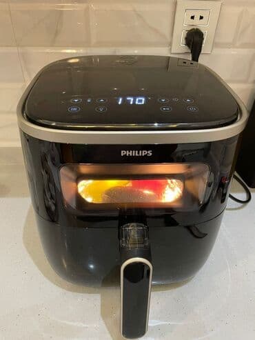 en ucuz 211 nomreler: Фритюрница Philips, Больше 5 л, Б/у, Бесплатная доставка, Самовывоз — 1