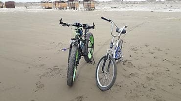 İdman velosipedləri: Fatbike velosiped – çimərlik, qum, qar və daşlı yollar üçün ideal — 3