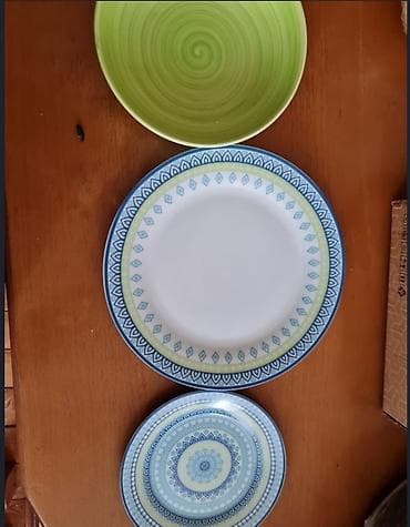 Nahar dəsti, rəng - Yaşıl, 6 nəfərlik