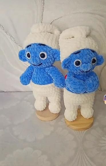 Yumşaq oyuncaqlar: Məhsul: Əl ilə toxunmuş yumşaq oyuncaqlar. Təsvir: - Əl işi amigurumi — 5