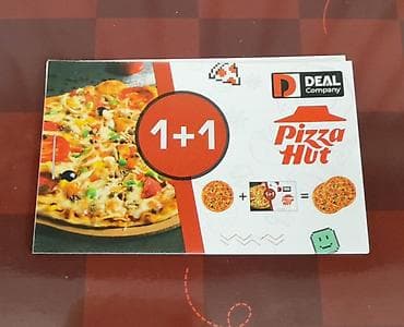 🔥 Sərfəli Pizza Hut kuponları 🔥 🍕 Pizza Hut 1+1 Bir orta və ya böyük — 2