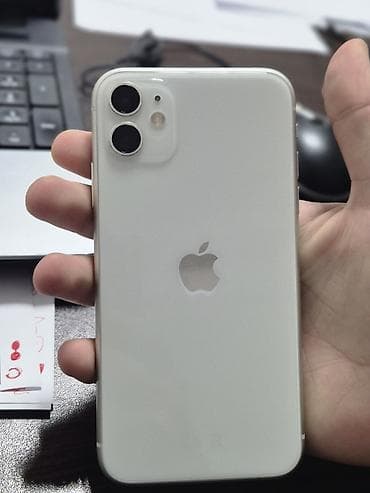 IPhone 11, 128 GB, Ağ, Face ID