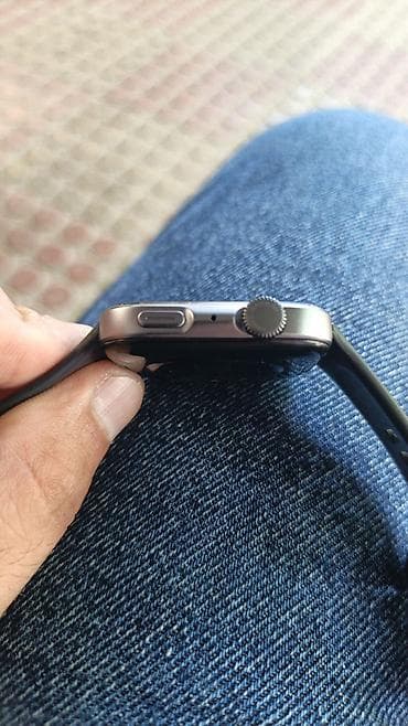 saat sensor: Ağıllı saat – kvadrat formalı ekran, qara silikon qayış.huawei fit 4 - — 5