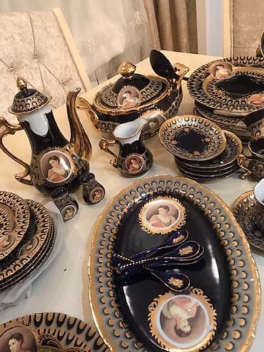 serviz dəstləri: Nahar dəsti, rəng - Qara — 3