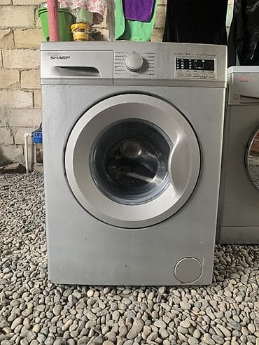 caydan dəsti: Paltaryuyan maşın Sharp, 6 kq, İşlənmiş, Avtomat, Qurutma var, Kredit yoxdur — 2