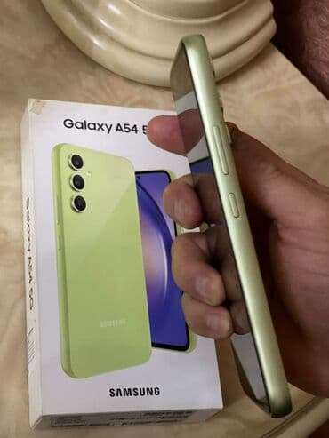 аккумулятор б у: Samsung Galaxy A54 5G, 256 ГБ, цвет - Зеленый, Отпечаток пальца — 4