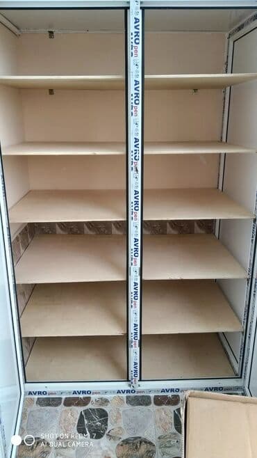 вешалка в прихожую с полкой: Plastik şkafların sifarişi qəbul olunur hər rəngdə və hər ölçüdə Ağ — 2