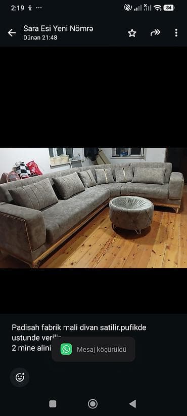 pufik divan: Padisah fabrik mali divan satilir.pufikde ustunde verilir. 2 mine — 1