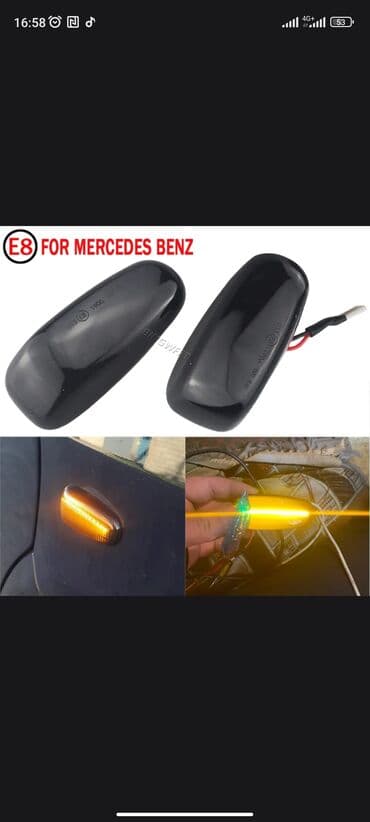 mersedes a170: Dönüş siqnalının digər növü, Mercedes-Benz W202 W210, 2000 il, Orijinal, Almaniya, Yeni — 5