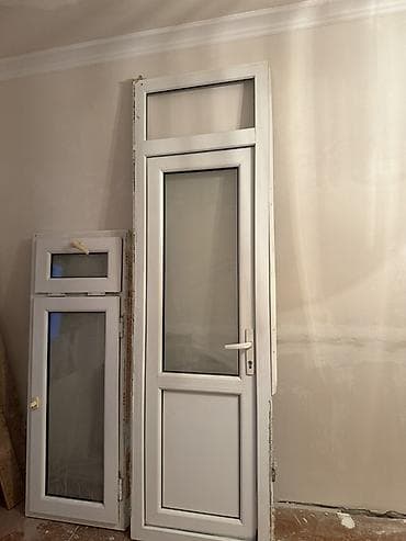 plastik qapu: Xurşovkadan çıxıb yeni kimidir 2 balkon qapısı 2 pencere evdə yer — 8