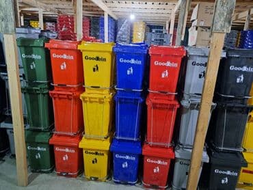 Tullantı qabları: Zibil vedre goodbin tekerli qapaqli zibil qabi goodbin tekerli qapaqli — 7