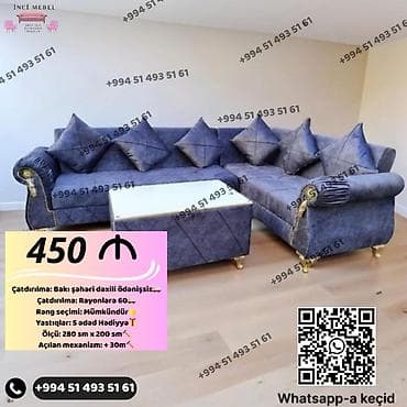 Ev üçün mebel: Yeni, Künc divan, Divan, Açılan — 1