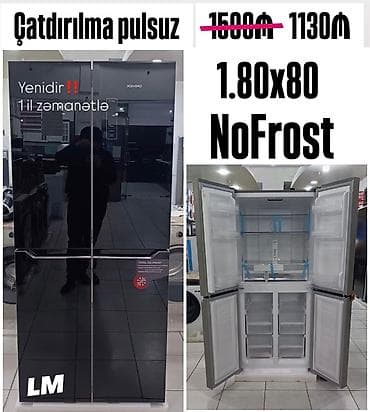 4 qapılı Yoshiro Soyuducu Satılır, rəng - Qara — 1