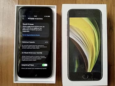 ipone 18: IPhone SE 2020, 64 GB, Qara, Barmaq izi — 2
