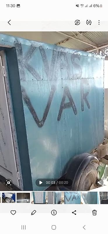 Səyyar soyuducu/kiosk qoşqu - İstifadə sahəsi: marazinka xaladenik