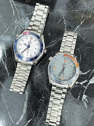 Новый, Наручные часы, Omega, цвет - Серебристый