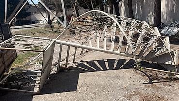 tarsofka boya: Metaldan hazırlanmış bükülən/spiral pilləkən - Material: tam metal — 1