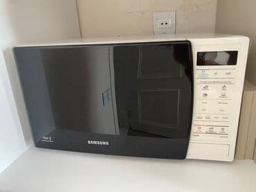 Mikrodalğalı soba Samsung, Ayrıca dayanan, rəng - Qara, Yeni