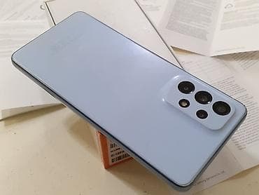 kredit samsung a50: Samsung Galaxy A53 5G, 128 GB, rəng - Mavi, Zəmanət, Düyməli, Sensor — 7